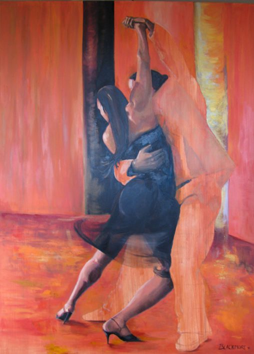 painting gustovo gisela tango